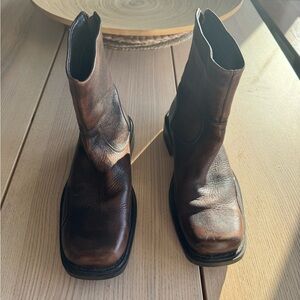 Aldo Dark Brown Western Boots
